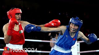 Algerias Imane Khelif defeats Chinas Yang Liu to take womens 66kg gold medal  Paris Olympics [upl. by Thant72]