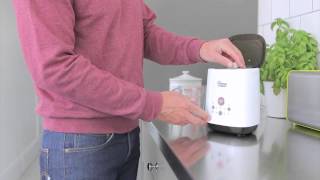 How to warm breast milk with Tommee Tippee Pump and Go [upl. by Adnorehs256]