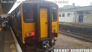 RAEp17  Train ride from Okehampton to Exeter St Davids  20122021 [upl. by Chirlin]