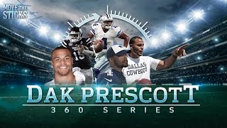 Dak Prescott Origin Story  Move the Sticks 360 series  NFL [upl. by Aoniak]