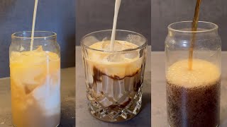 3 ways of Iced coffee I Italian cold style drinks  Better than Coffee Shop [upl. by Bethina985]