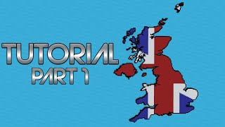 United Kingdom  World Flag Map Tutorial Part 1 Minecraft [upl. by Hgielah861]