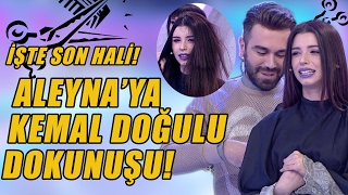 Kemal Doğulu Aleynanın Saçlarını Kesti Aleyna Yerlere Kapıldı [upl. by Leonelle152]