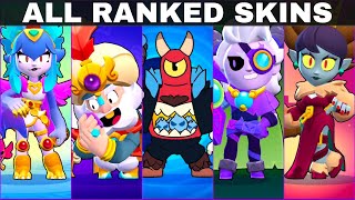 UNLOCKING ALL RANKED SKINS ⭐  Brawl Stars [upl. by Hennebery]