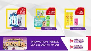 Megamart amp Macromart  Unbelivable Deals  25th Sep to Oct 10 2024 [upl. by Sela818]