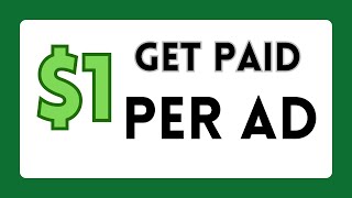 Get Paid 1 Per Ads You Watch  Make Money online 2024 [upl. by Ulah]