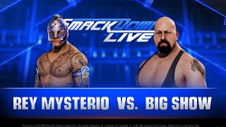 REY MYSTERIO VS BIG SHOW  WWE 2K20  13022021 wwe reymysterio bigshow smackdown [upl. by Largent]