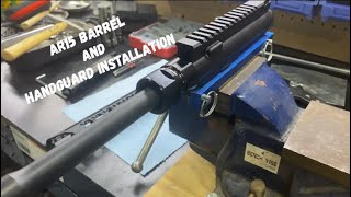 AR15 barrel and handguard installation [upl. by Ashti]