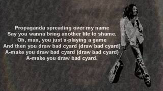 Bob Marley  Bad Card wLyrics [upl. by Fi]