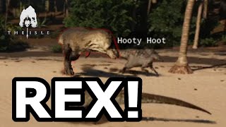 FIRST EVER TREX ATTACK IN THE ISLE EVRIMA [upl. by Egin]