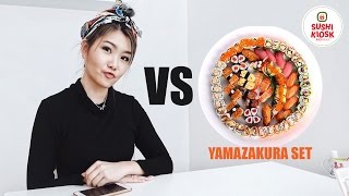 MICHIMOMO vs Yamazakura  Sushi Mukbang 스시먹방 [upl. by Aaron]