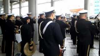 軍艦行進曲 蛍の光 海上自衛隊 音楽隊 Warship March amp Auld Lang Syne JMSDF brass band [upl. by Notlim]