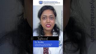 International Institute of Surgical amp Aesthetic Medicine  IISAMED  Testimonial of Dr Monika [upl. by Llenrad232]