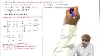 L16 Gilbert test for investigation of controllability and observability principle of duality [upl. by Hgalehs]