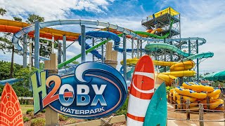 All Water Slides at H2OBX Water Park  Outer Banks NC [upl. by Ashraf]