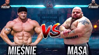 Mariusz Pudzianowski vs Kyriakos Grizzly  Siła Mięśni Kontra Siła Masy [upl. by Seaver731]