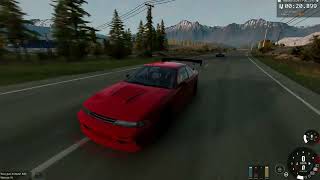 BeamNG  Speed and Scenery 1440p Two Tuning Cars in Action on Scenic Routes  Steering Wheel 🚘 [upl. by Hyo]