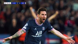 Lionel Messi vs Manchester City UCL 202122Home HD 1080i [upl. by Sirovart499]