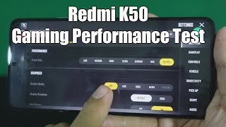 Redmi K50 5G ရဲ့ Gaming Performance Test [upl. by Inman900]