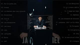 Jacques Brel  Meilleur chansons de Jacques Brel 🏆 Les Plus Belles Chansons jacquesbrel short [upl. by Ahseiym]