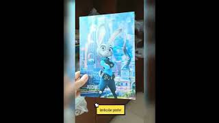 3D Lenticular Flip Effect Poster Lenticular Printing Custom [upl. by Meluhs729]