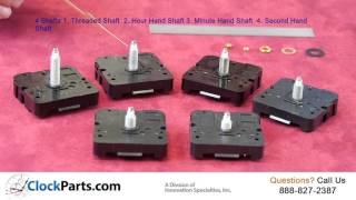 How to Determine the Correct Clock Motor Shaft [upl. by Ellehc]