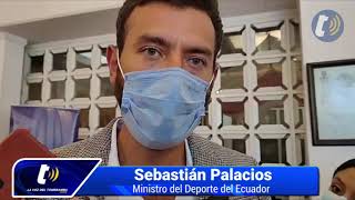 Ministro del Deporte se refirió al estado de pista atlética y presupuesto para el deporte azuayo [upl. by Dleifxam]