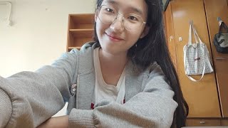 ASMR You help your senior with Admission Talk preparation she gives you a worry removal snip [upl. by Heim]