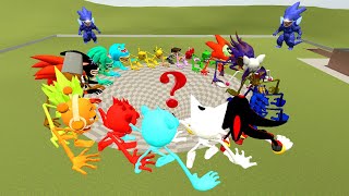 EVOLUTION OF ALL SONIC TAPES AND NEW SPRUNKI TAPES 🧁 BIG FUNNEL in Gmod [upl. by Odama]