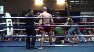 Travis Triskle Tiger Muay Thai vs Dennua Sor Sakulkaew 2117 [upl. by Adiaz416]