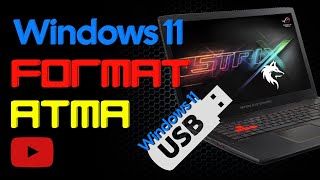 Windows 10 Format Atma  USBsiz  Programsız [upl. by Mcclenaghan769]