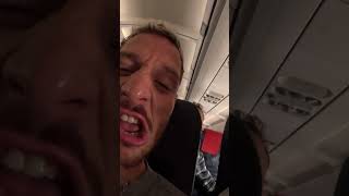 Guys make fun of crying baby on flight [upl. by Noirrad]