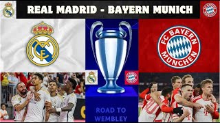 REAL MADRID VS BAYERN MUNICH CHOC DES 12 DE FINALS DE CHAMPIONS LEAGUE POUR UNE PLACE EN FINALE [upl. by Maye]