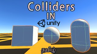 Colliders In Unity Tamil  Unitys Components Part  3  Angelo [upl. by Sualakcin]