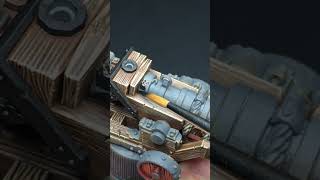 Ironweld Great Cannon Painting the Wooden Frame amp Cannon in nonmetallic metal NMM aos miniature [upl. by Teerell]