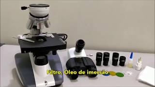 Microscópio Biológico Trinocular DI136T  Digilab Laboratório [upl. by Lavicrep]