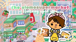 ✨🛒My design of the Slomo  supermarket 🛍️🥑 finally  Toca house design  with voice 🔊  🫶🏼🎧 [upl. by Sitnik]