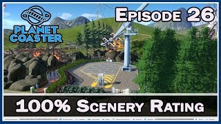 Planet Coaster  100 Scenery Rating  E26  Z One N Only [upl. by Atirahc]