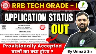 Latest Update RRB Tech Grade 1 Application Status Out Check Full Details Now [upl. by Juliet]