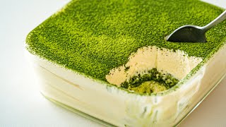 NoBake｜Matcha Tiramisu Recipe｜Ohyoo Cooking [upl. by Gemoets]