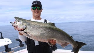 MOOCHING for GIANT KING SALMON in NORTHERN BC [upl. by Imerej]