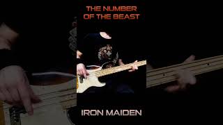 Here’s a sneak peek of quotThe Number of the Beastquot on bass ironmaiden steveharris nwobhm [upl. by Aldis]