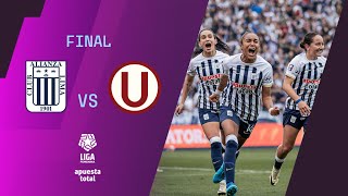 Final Femenina 2024 Alianza Lima 31 Universitario resumen EXTENDIDO del partido  30082024 [upl. by Obaza]