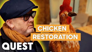 Restoring A Walking And EggLaying Chicken  Salvage Hunters The Restorers [upl. by Llerreg180]