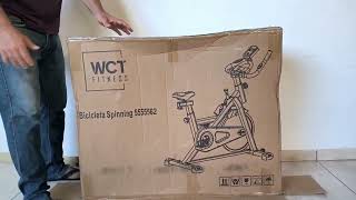 Unboxing bicicleta spinning wct 13kg [upl. by Drews]