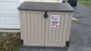 Keter Store It Out Outdoor Storage Shed Review [upl. by Kehoe66]