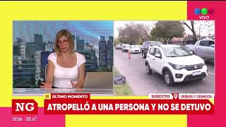 Atropelló a una persona se asustó y escapó Telefe Rosario [upl. by Doscher614]