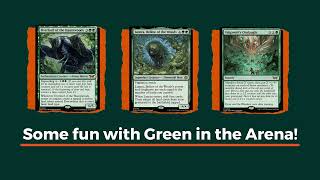 Epic Green Combos in MTG Arena Unleash Mono Green Madness [upl. by Lesnah234]