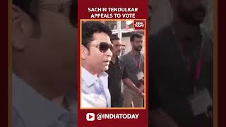 Maharashtra Elections 2024 Sachin Tendulkar Appeals For Responsible Citizens To Vote In Mumbai [upl. by Illac]