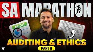 SA Audit Marathon  Sep 24  Auditing amp Ethics  CA Ankit Oberoi [upl. by Ayin]